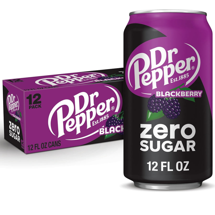 Dr Pepper Blackberry Zero Sugar Soda - Bold Pick Fizz