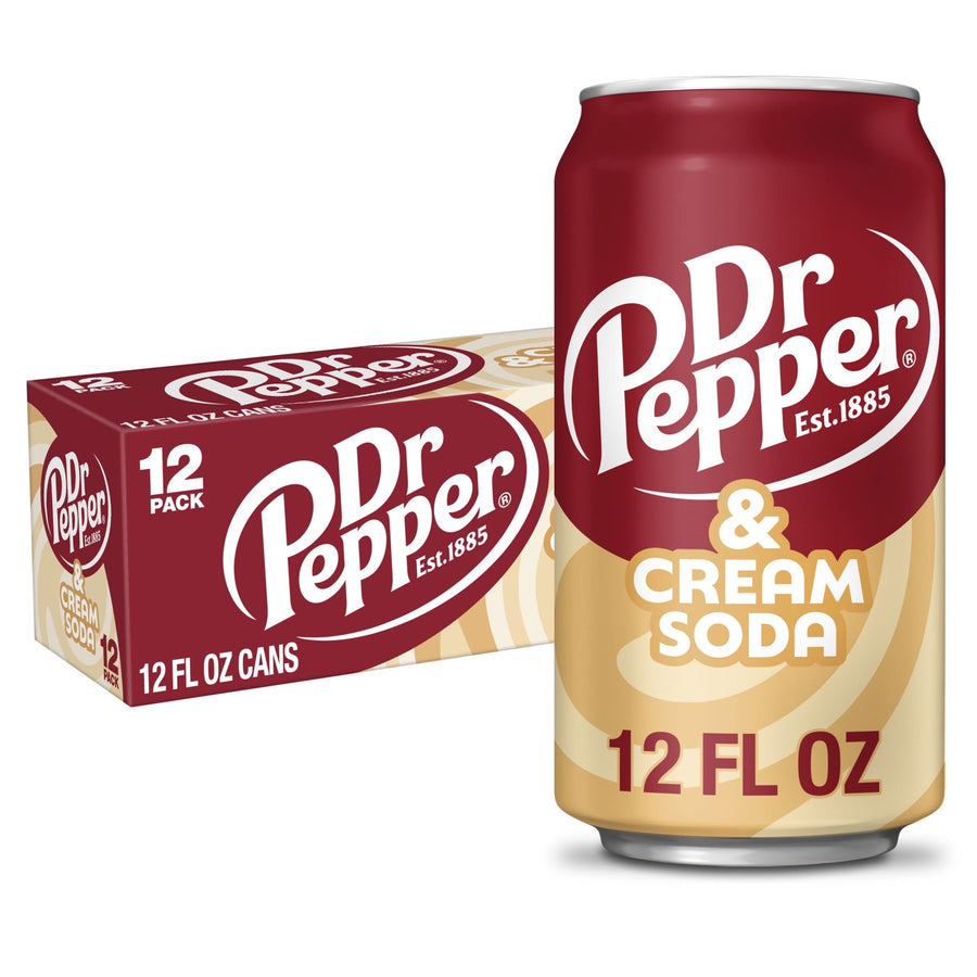 Dr Pepper & Cream Soda - Crisp Pack Mix